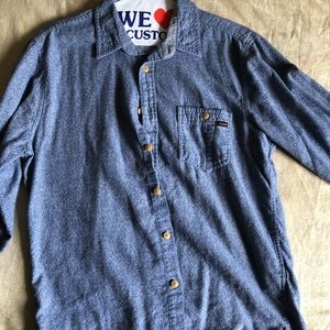 Volcom genuine jeans shirt blue M
